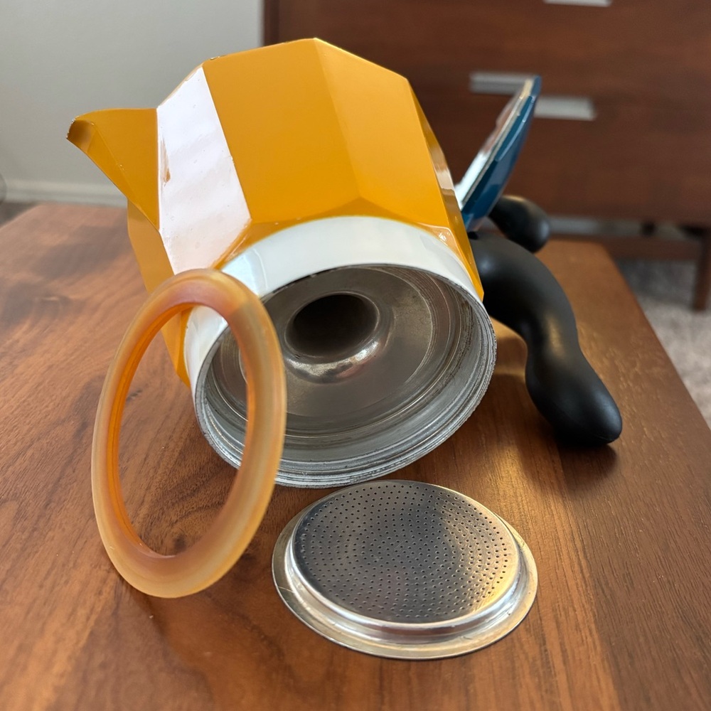 Colorful Stovetop Espresso Maker - Picture 6 of 8
